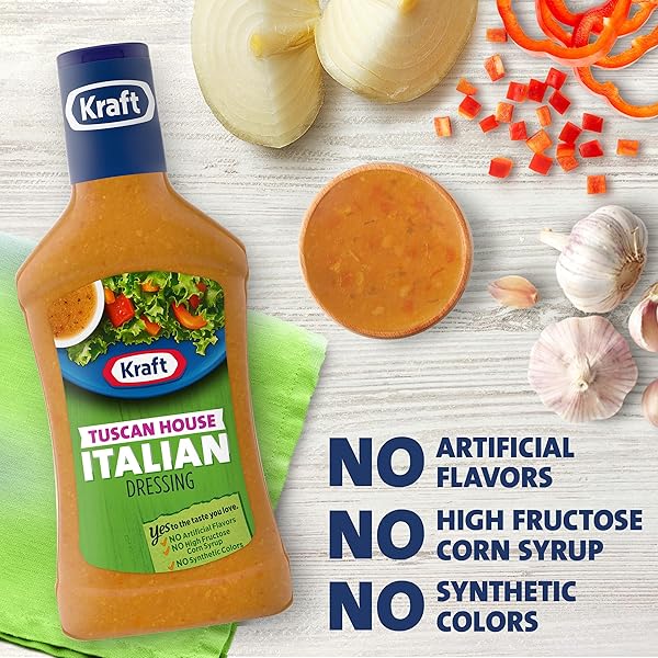 KRAFT TUSCAN HOUSE ITALIAN SALAD DRESSING (16 FL OZ BOTTLE)