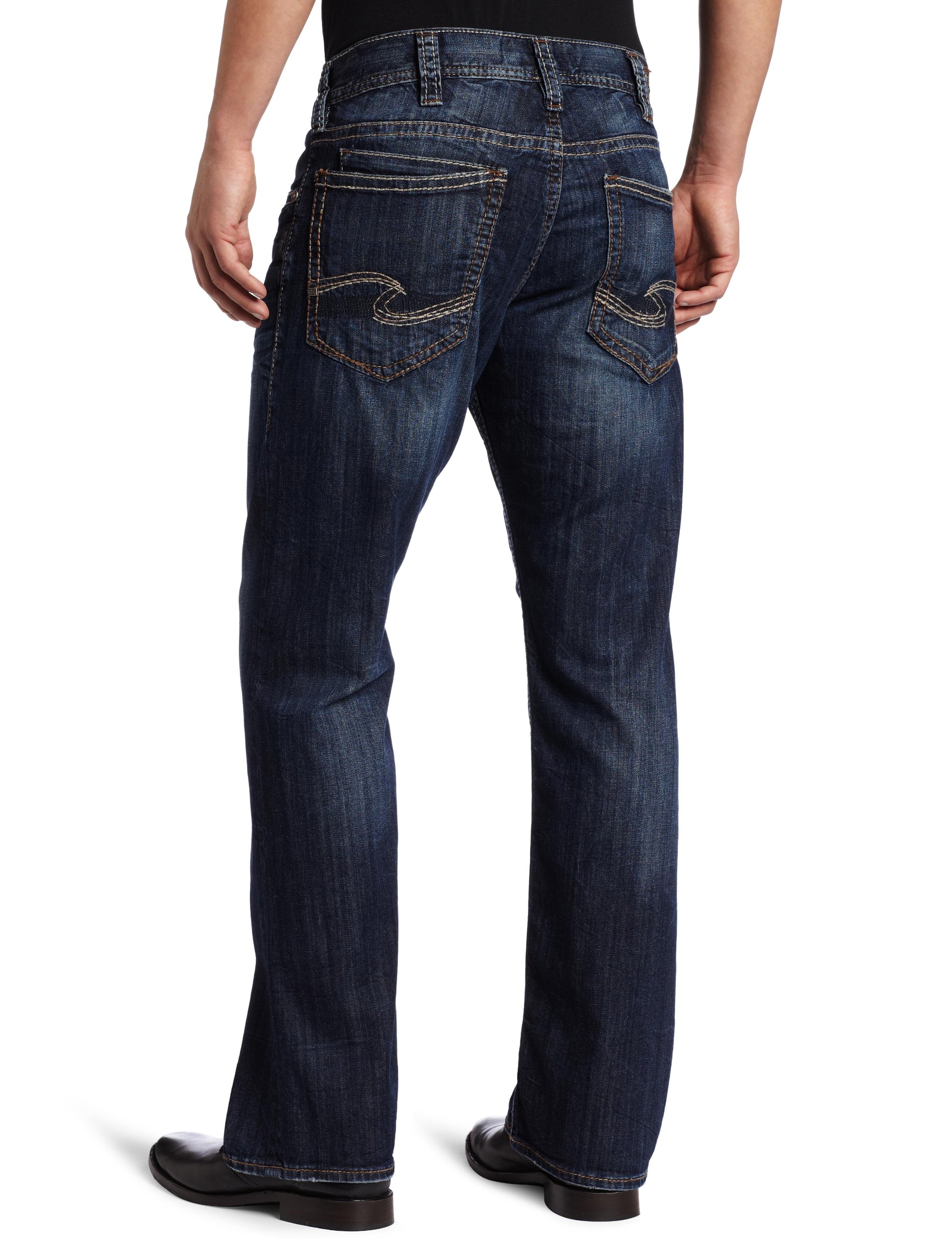 Galleon Silver Jeans Co. Men's Zac Relaxed Fit Straight Leg Jeans