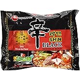Nongshim Shin Ramyun Black - 4.58 Oz 4 Packs (Made in USA)