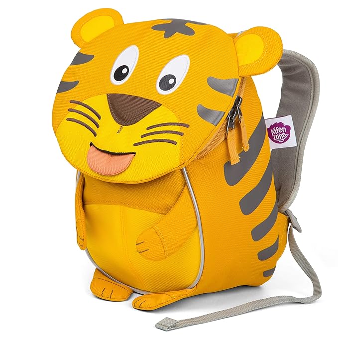 Affenzahn Kinderrucksack für 1-3 Jährige im Kindergarten - Timmy Tiger - Gelb