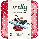 Welly Bandages - Handy Bandies | Adhesive Flexible Fabric Bravery Badges | Assorted Shapes for Minor Cuts, Scrapes, and Wound