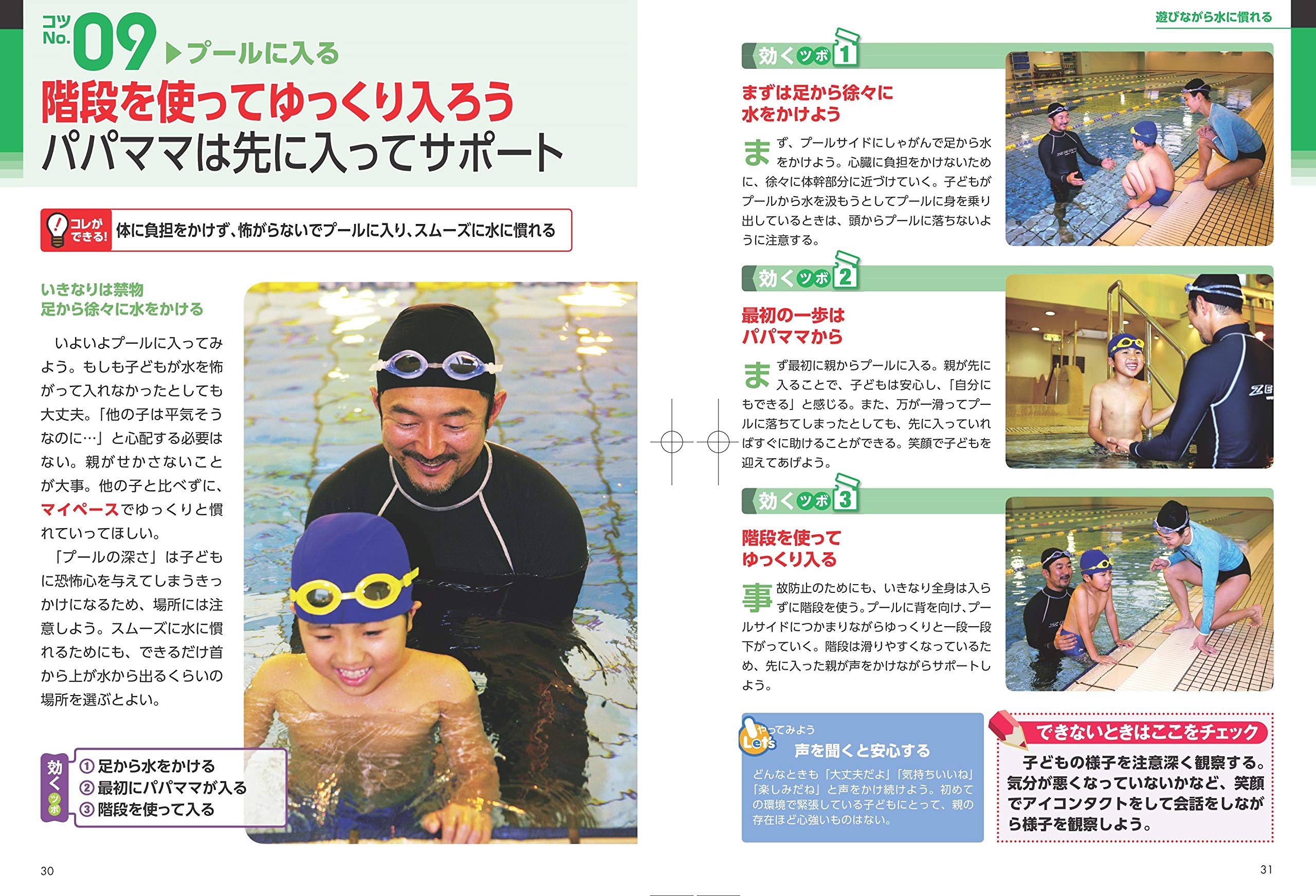 子どもに水泳を教える50のコツ これで25メートル泳げる パパ ママ 教えて Amazon Com Books