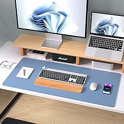 Aothia Leather Desk Pad Protector, Office