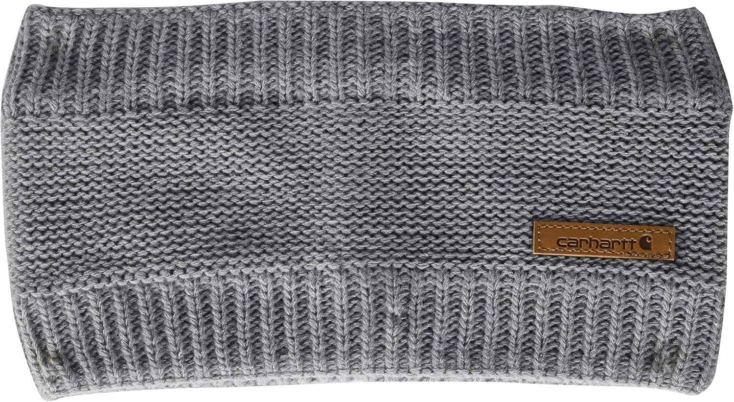 Carhartt Women's Knit Fleece Lined Headband, Heather Gray, OFA Amazon