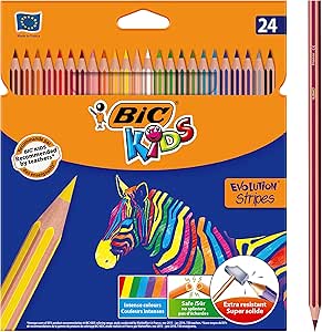 BIC Kids Evolution Stripes Lápices de colores - colores ...
