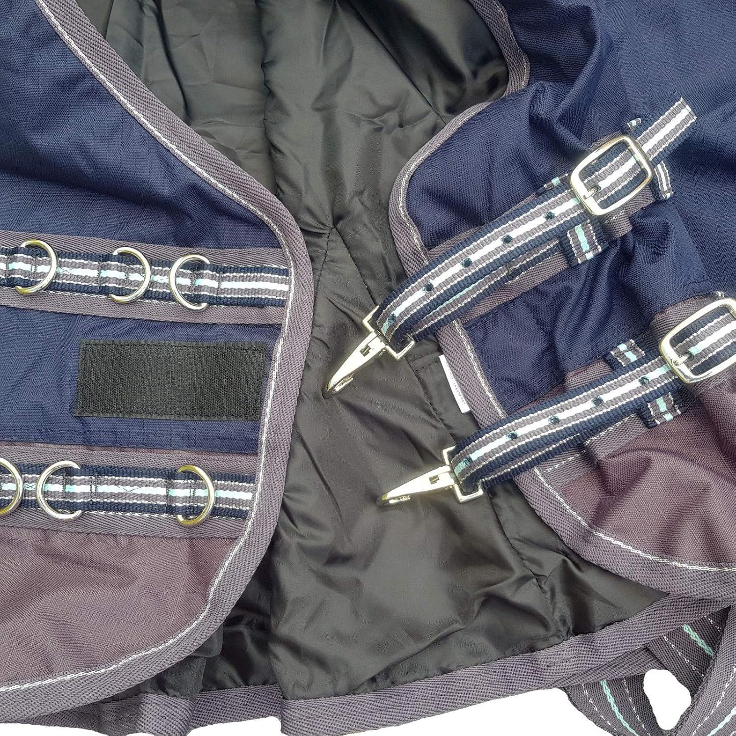 HKM Horse Blanket - Dunkelblau/Grau - Image 3