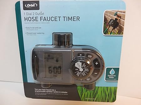 Amazon Com Orbit Irrigation Systems 2 Outlet Hose Faucet Timer