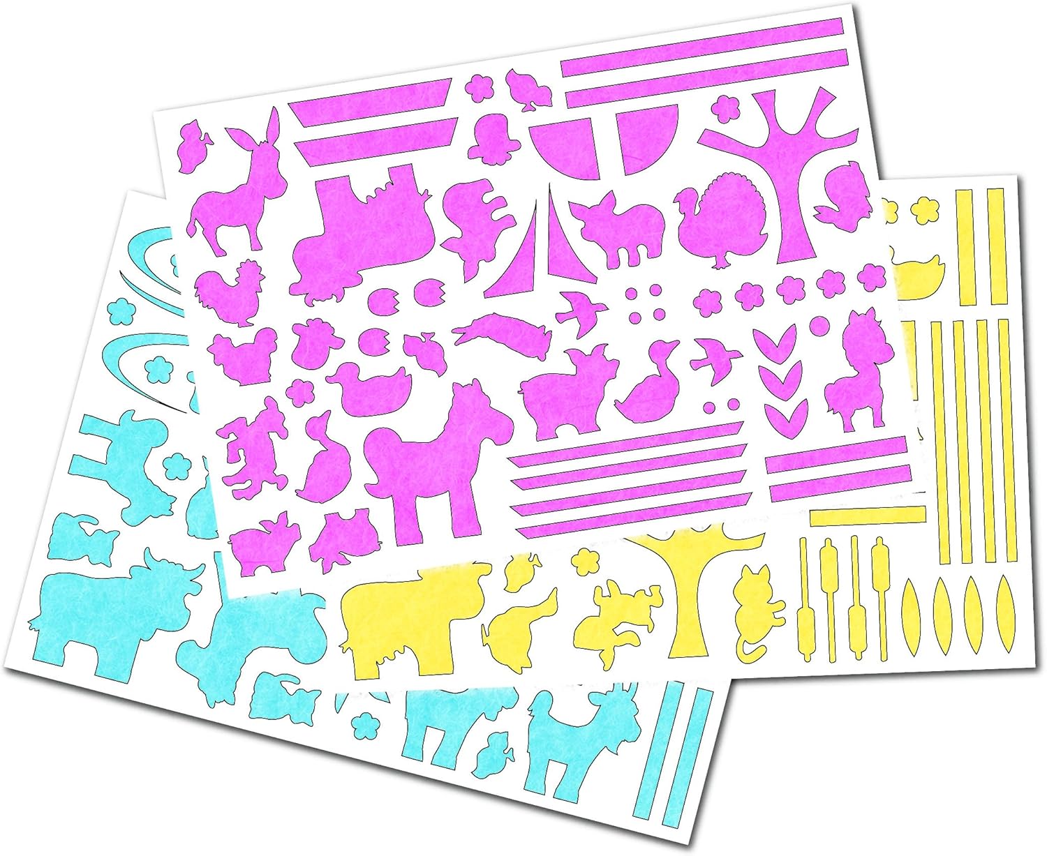 fuzzy felt farm animals