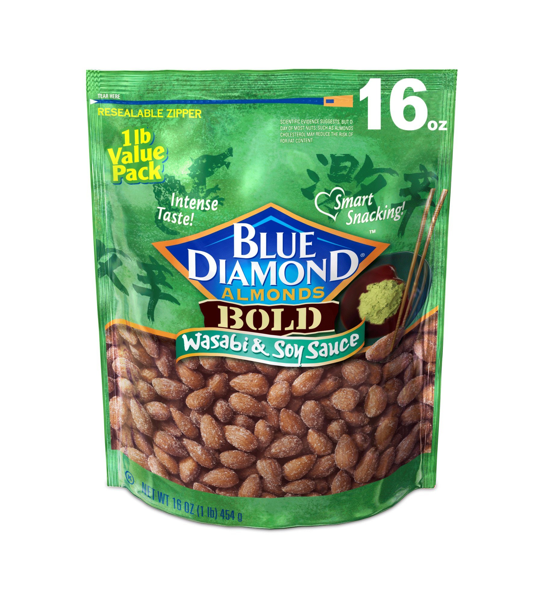 Blue Diamond Almonds Bold Wasabi & Soy Sauce, Value Pack