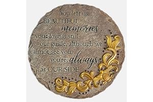 GARDY Memorial Stepping Stone - in Memory of Loved One Gifts - Memorial Gifts (Memorial Stones How Sympathy Gifts for Loss of Loved one)