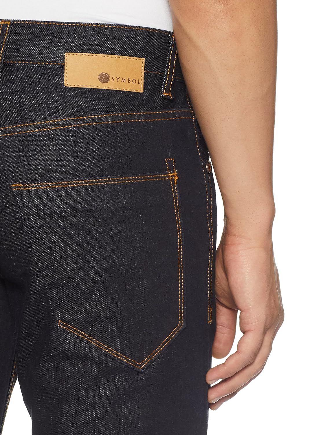 symbol amazon brand men's relaxed fit jeans