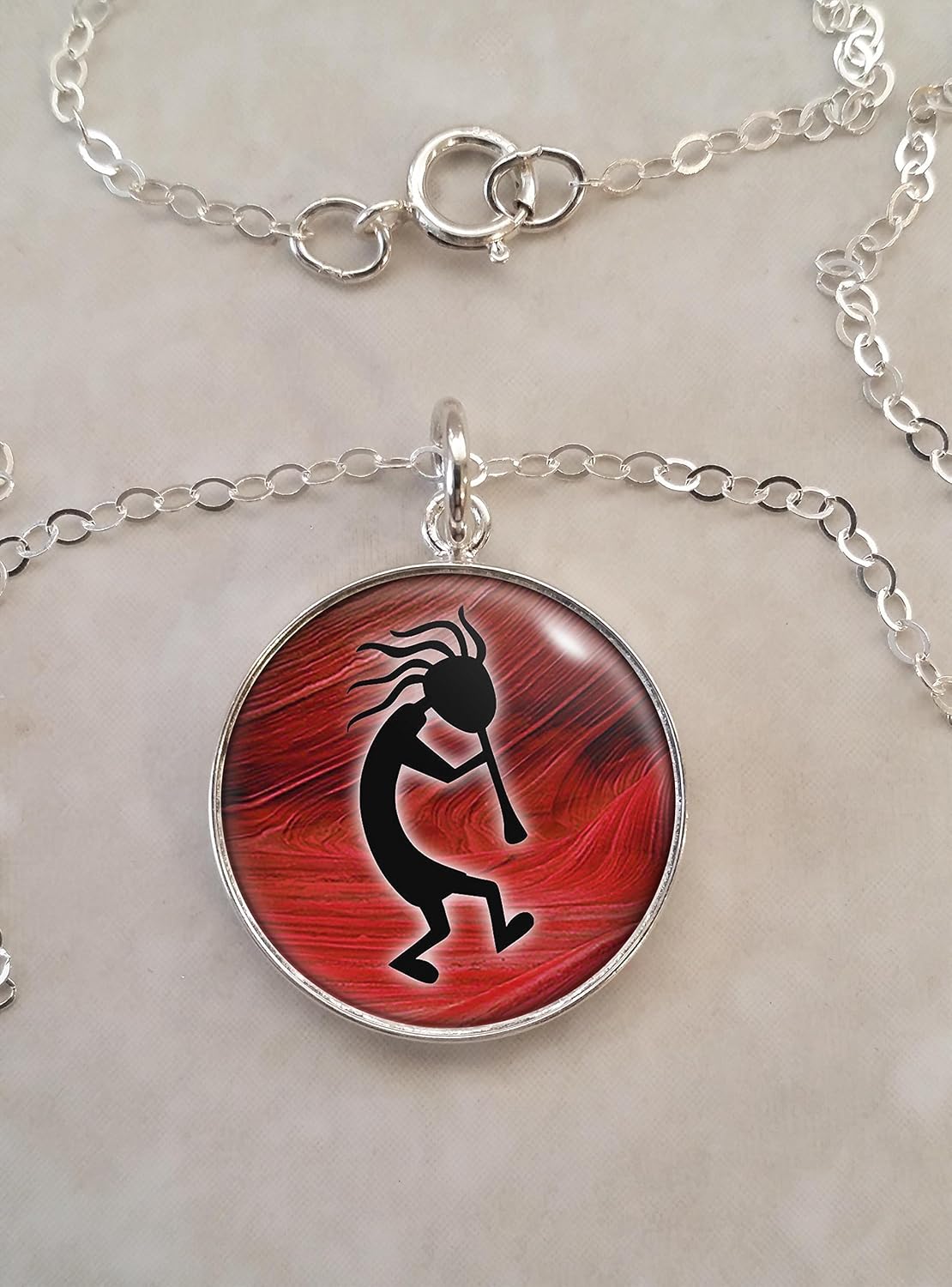Sterling Silver Kokopelli Ring Solid .925 Kokopeli Rings