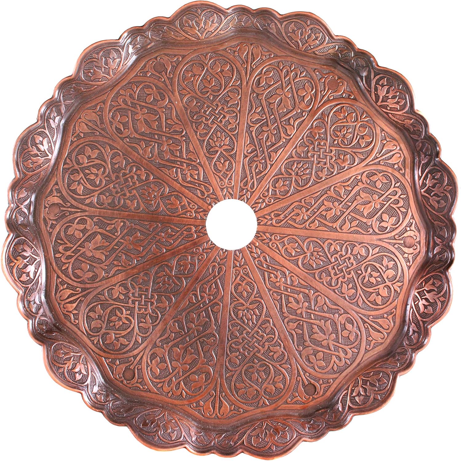 tebzi Plate Oriental bronce 35 cm