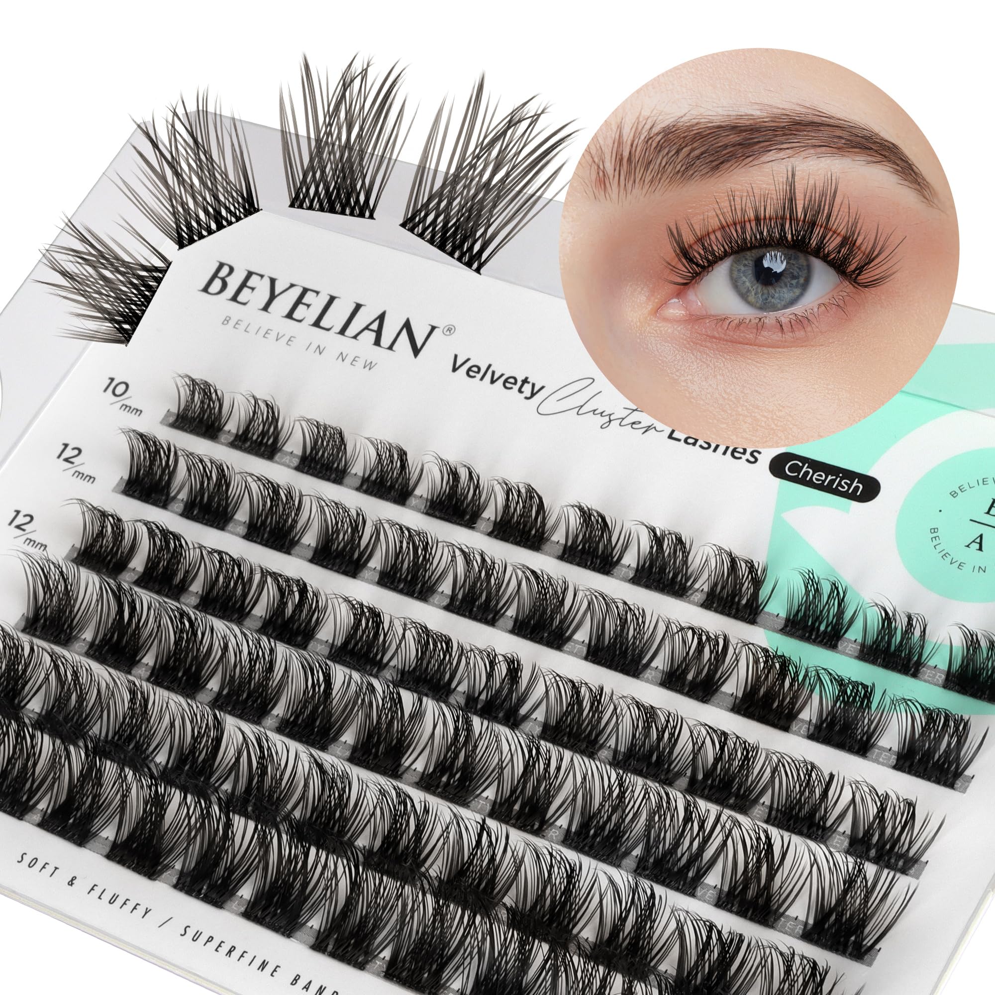 BEYELIAN Cluster Lash Extensions RE-14