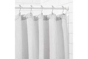 �鶹�� Basics Tension Curtain Rod, Adjustable 137.2cm -228.6cm Width - White, Classic Finial