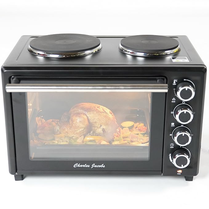 Charles Jacobs 33 Litre Capacity 1600W Mini Oven and Grill with Double