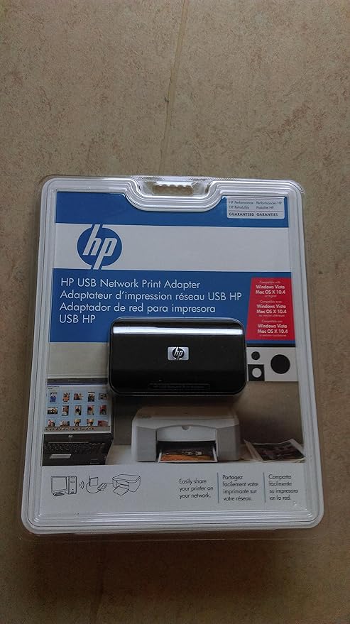 hp printer usb to ethernet adapter