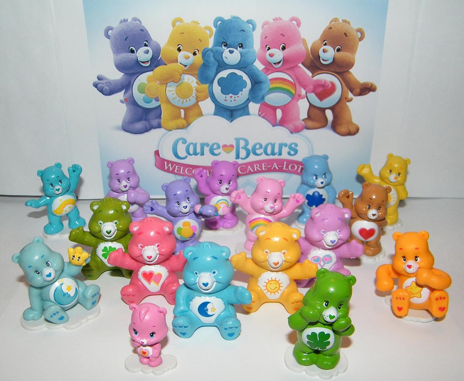 care bear plastic figures