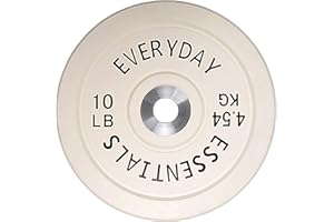 BalanceFrom Color Coded Olympic Bumper Plate Weight Plate with Steel Hub