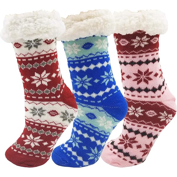 Damen Korallen Fleece Socken, Dicke, Warme Schlafsocken, Bodensocken Für Zuhause Socken Herren Winter (Black, One Size