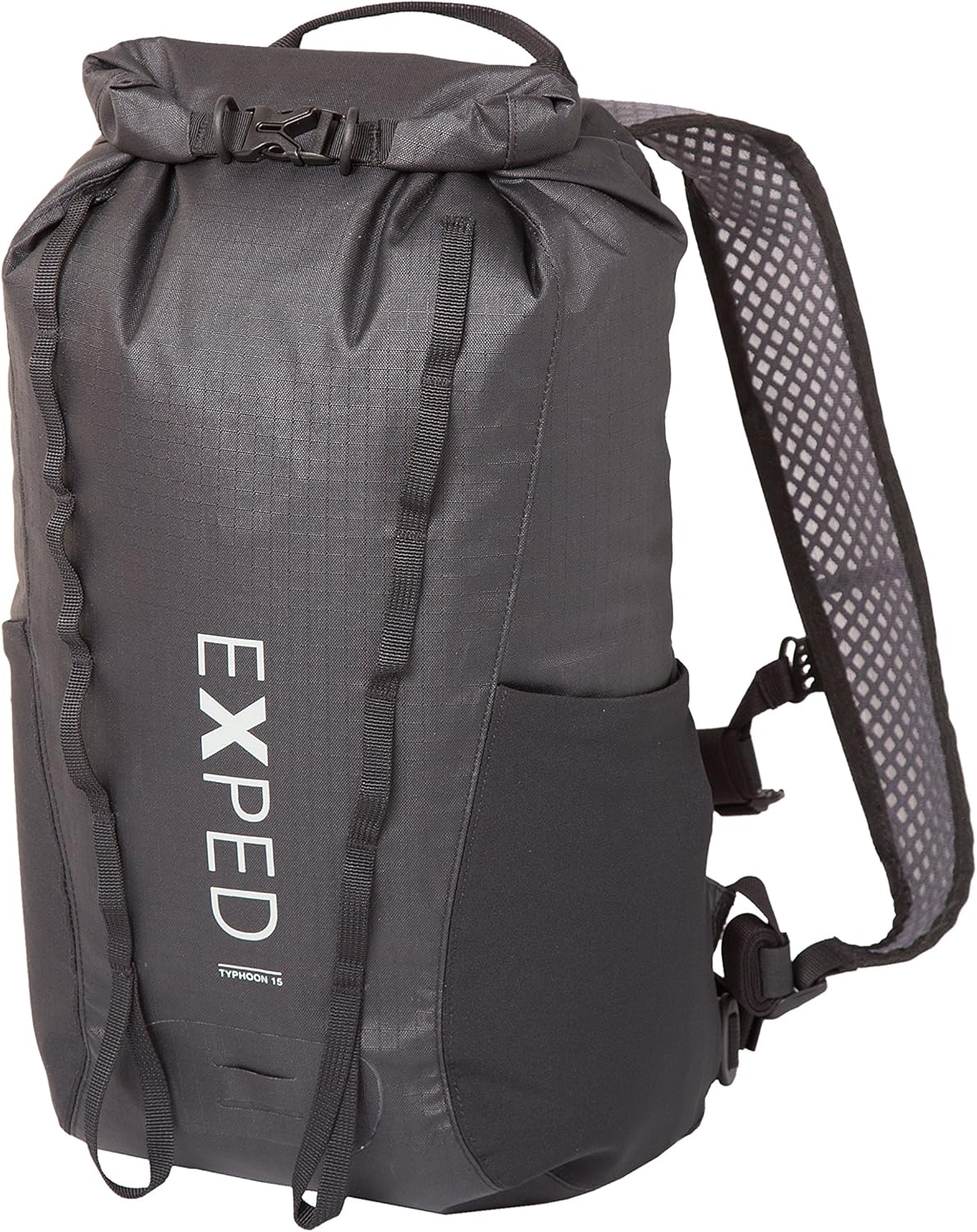 Exped Typhoon 15 Black 15l Waterproof durable packsack, 15l