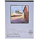 Bee Paper Cold Press 140 Pound Watercolor Paper Pad, 9-Inch by 12-Inch