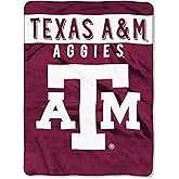 Northwest NCAA Unisex-Adult Raschel Throw Blanket