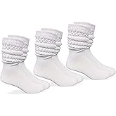 Jefferies Socks Mens Slouch Thick Heavy Cotton Knit Socks 3 Pair Pack