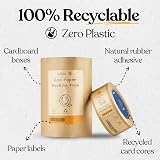 Koju Kraft Paper Packing Tape 48mm x 50m 3 Pack Eco Friendly Recyclable view 3