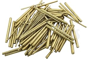 Jewellers Tools 100 Brass Taper PINS : Clock Assorted Mix Sizes Pin Tapered Repairs Parts (24)