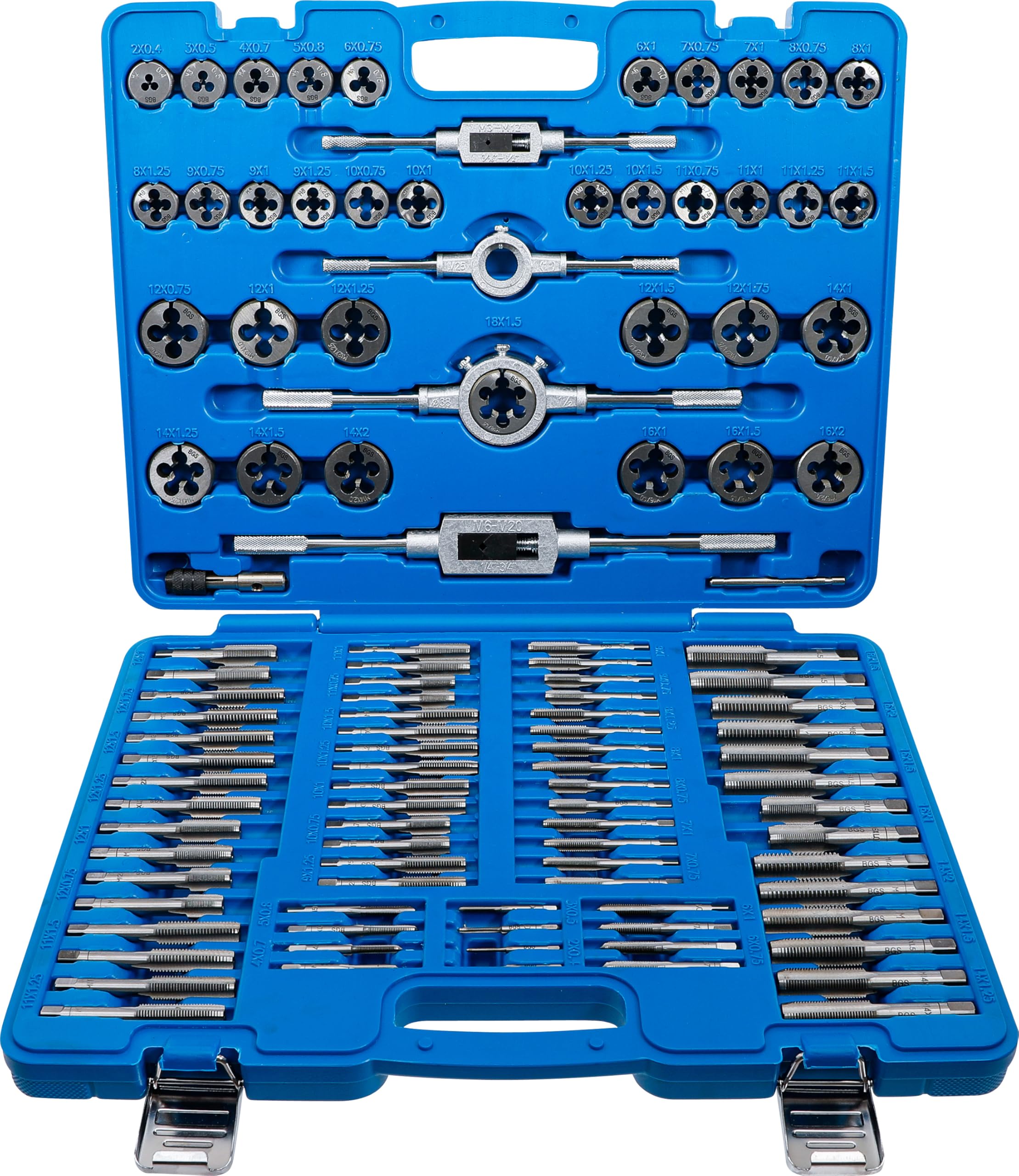 BGS 1900 | Tap and Die Set | M2 - M18 | 110 pcs.