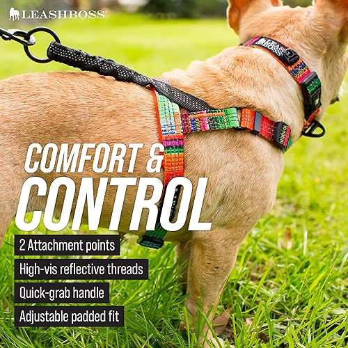 Leash Boss No Pull Dog Harness, Easy Walk for Small, Medium, and