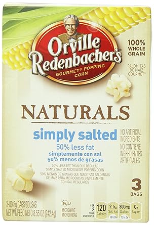 Amazon.com: Orville Redenbachers Natural Simply Salted 3 pk ...