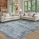 Area Rug 9x12 Washable Rugs: Abstract Large Living