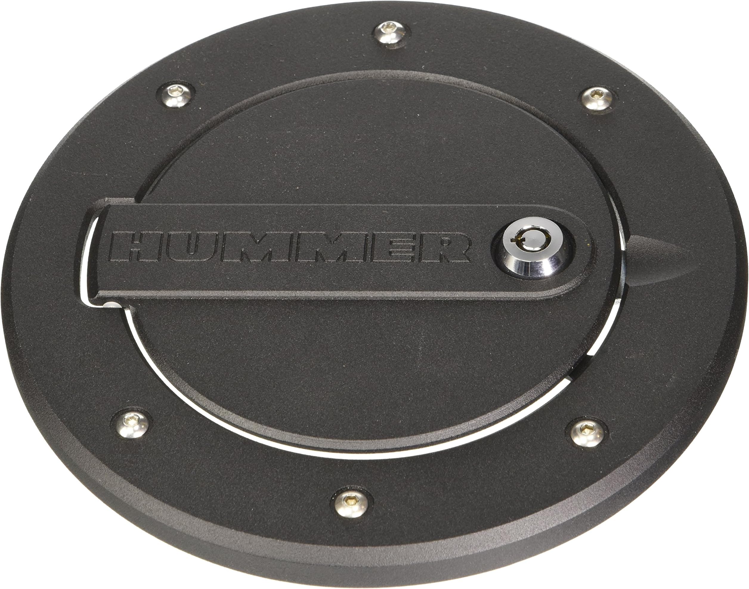 Defenderworx H3PPB08060 Black Locking Fuel Door for Hummer H3 by DefenderWorx