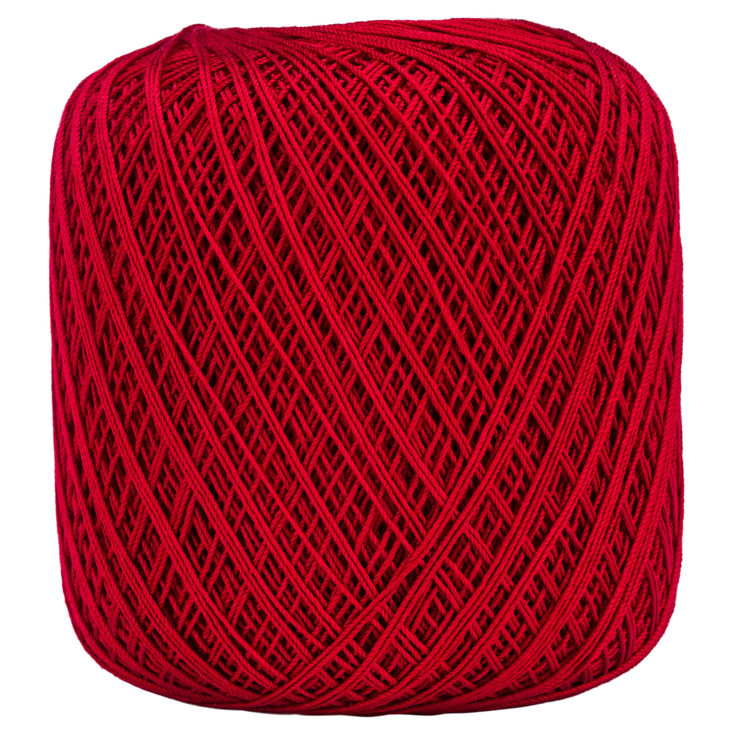 Coats Crochet Aunt Lydia's Crochet, Cotton Classic Size 10, Cardinal