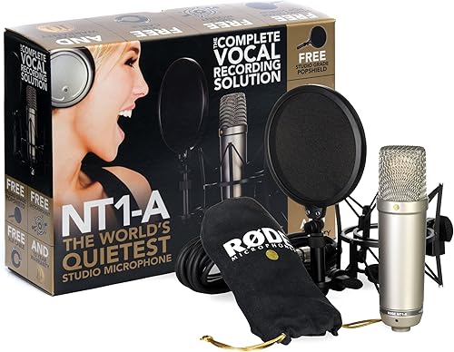 Rode NT1-A Anniversary Vocal Cardioid Condenser Microphone Package