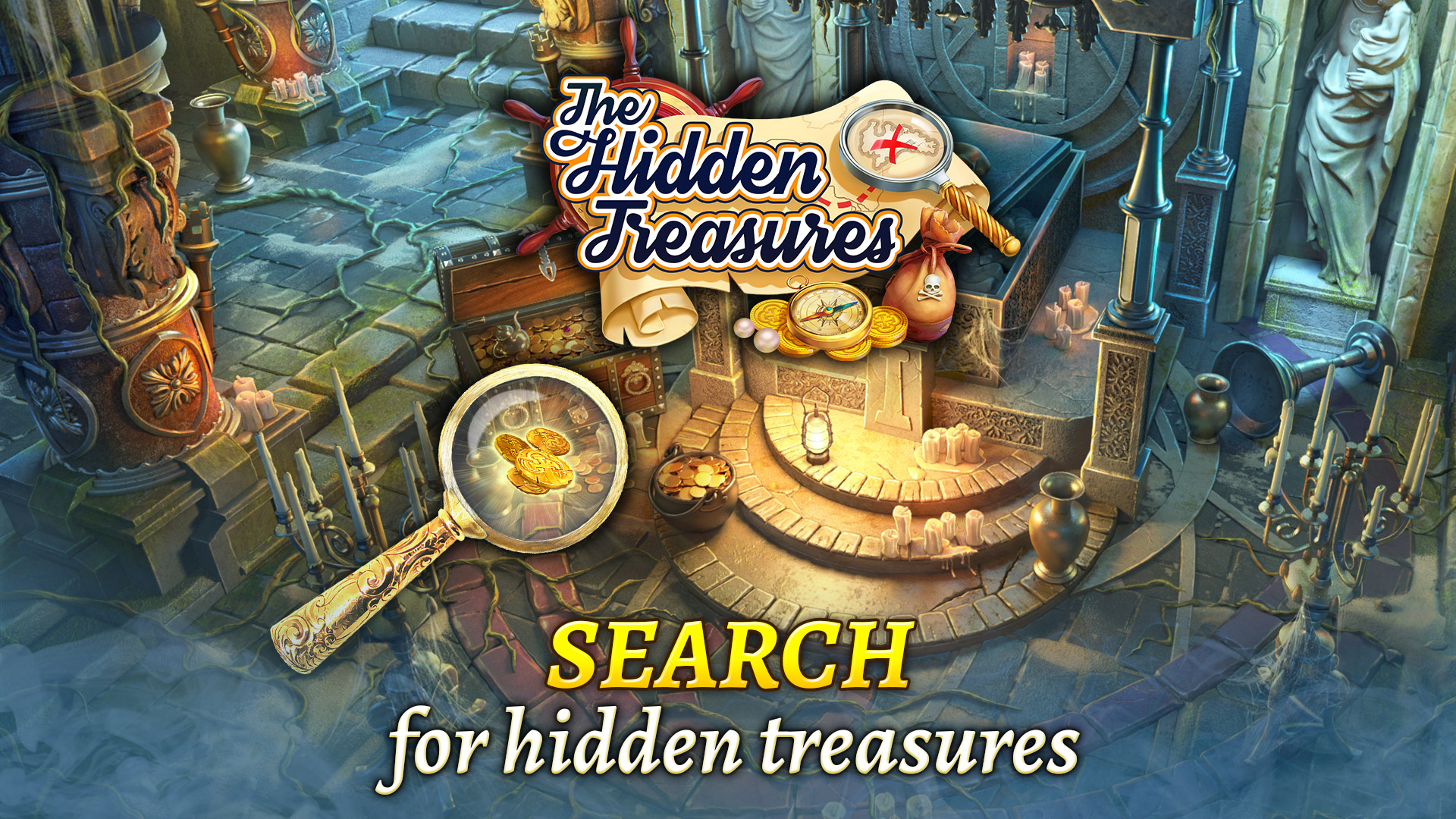 The Hidden Treasures Find Hidden Objects & Mystery Match 3 Puzzle Game(03)