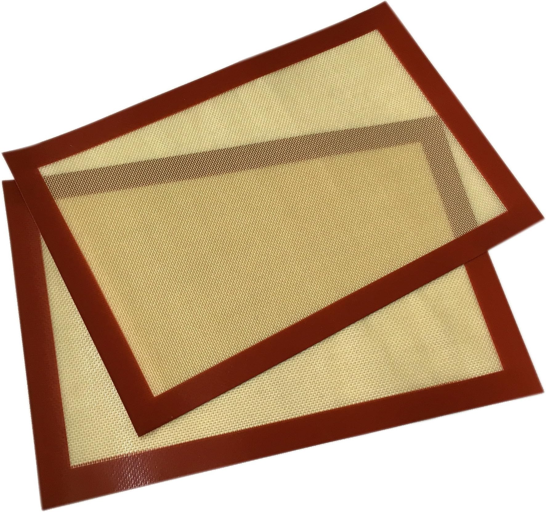 YoYo Moon Silicone Baking Mat Cookie Baking Sheet Set (2) - Non Stick Cookie Sheets Bake Mat Professional Grade