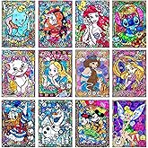 FFPTBNYX 12 Pack Full Drill Diamond Painting Kits for Adults&Beginners 5D DIY 12PCS Diamond Art Kits Paint with Round Diamond