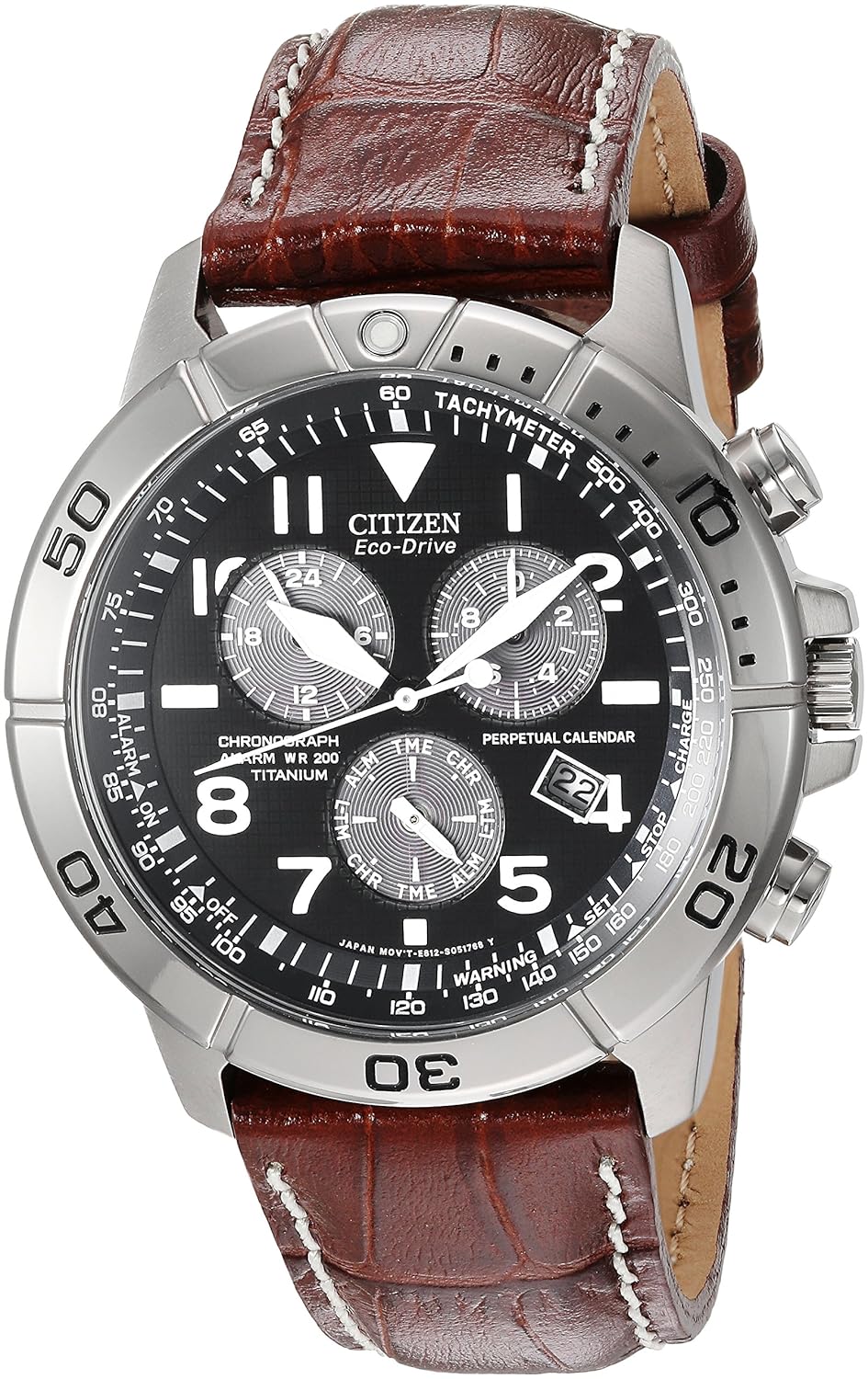 Amazon.com: Citizen Men's Eco-Drive Titanium Chronograph Watch with  Perpetual Calendar and Date, BL5250-02L: Citizen: Watches