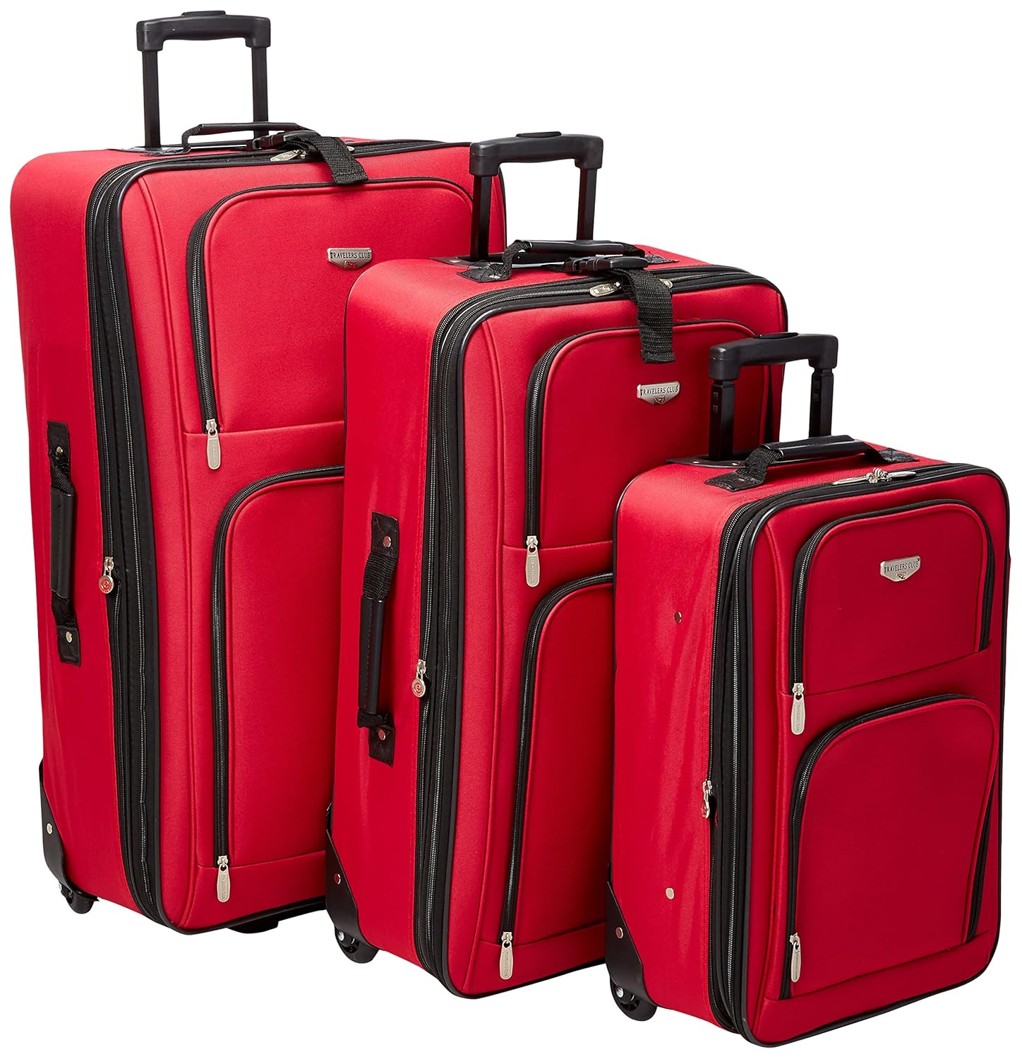 Travelers Club Luggage Genova 3Piece Expandable Softside Luggage Set