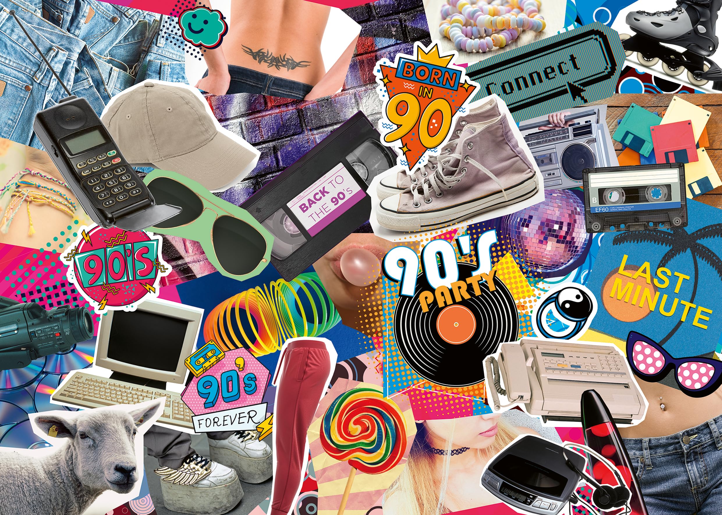 Ravensburger The 90s 1000 Piece Jigsaw Puzzle for Adults and Kids Age 12 Years Up — image 1