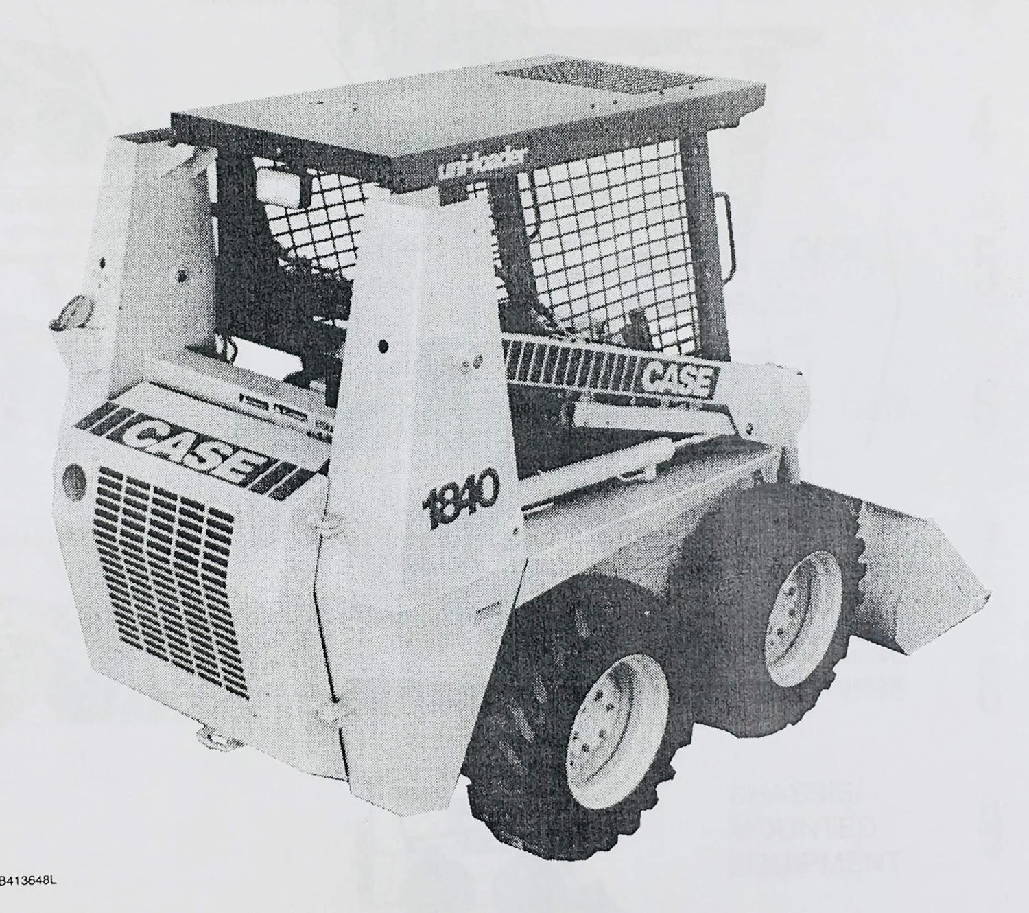 Amazon.com: Case 1840 Uni Loader Parts Manual Catalog Skid Steer Assembly  Exploded Views: Industrial & Scientific