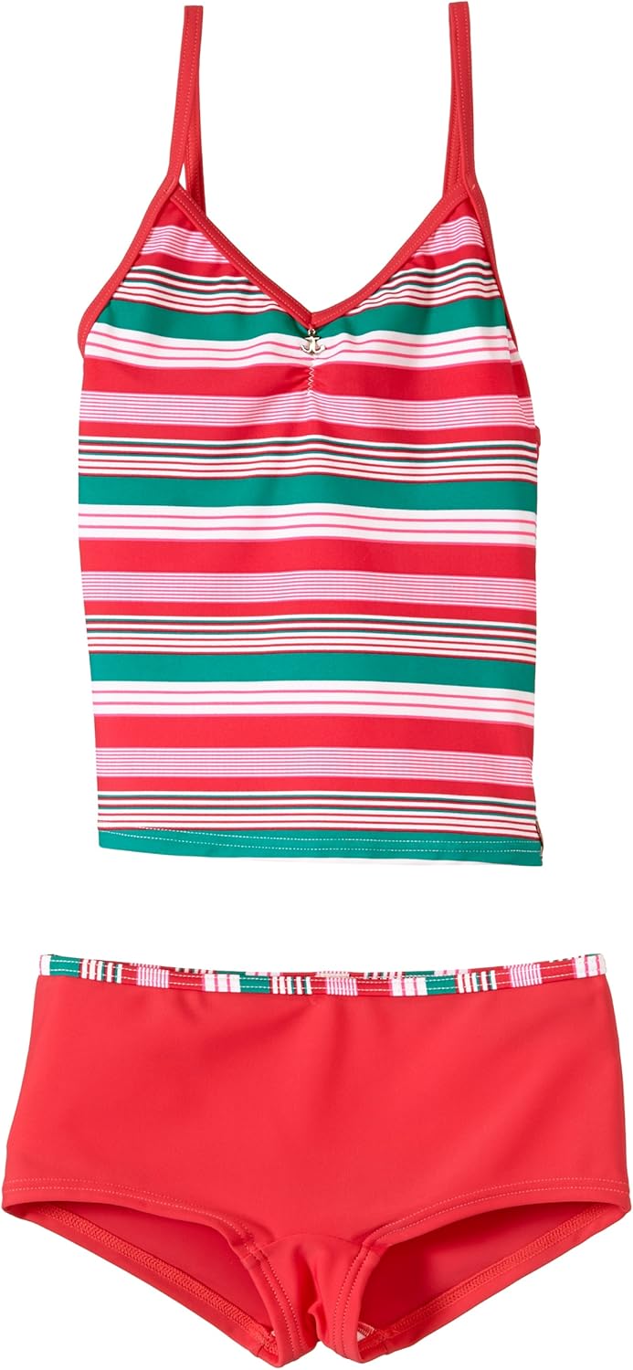 ESPRIT KIDS ESPRIT KIDS Mädchen Rainbow Bay Tankini, Rot (wild pink