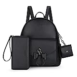 ECOSUSI Women Backpack Purse Water Resistant PU