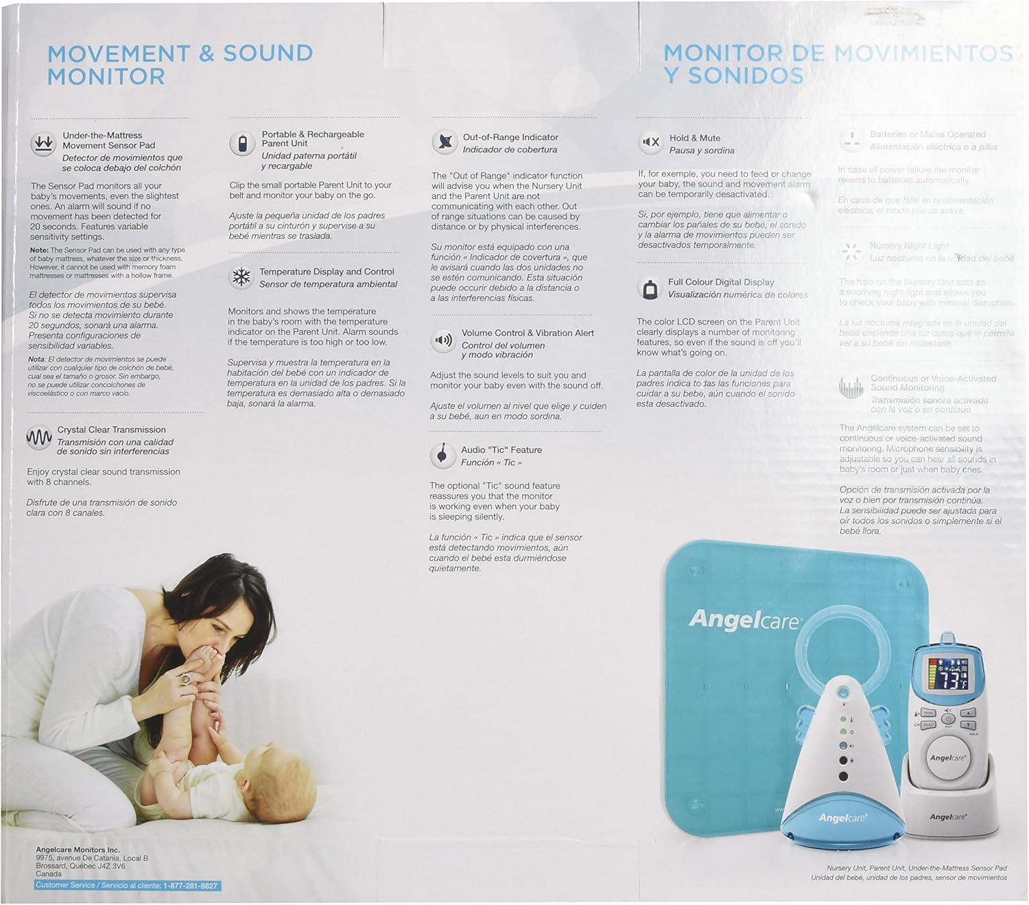 angelcare monitor canada