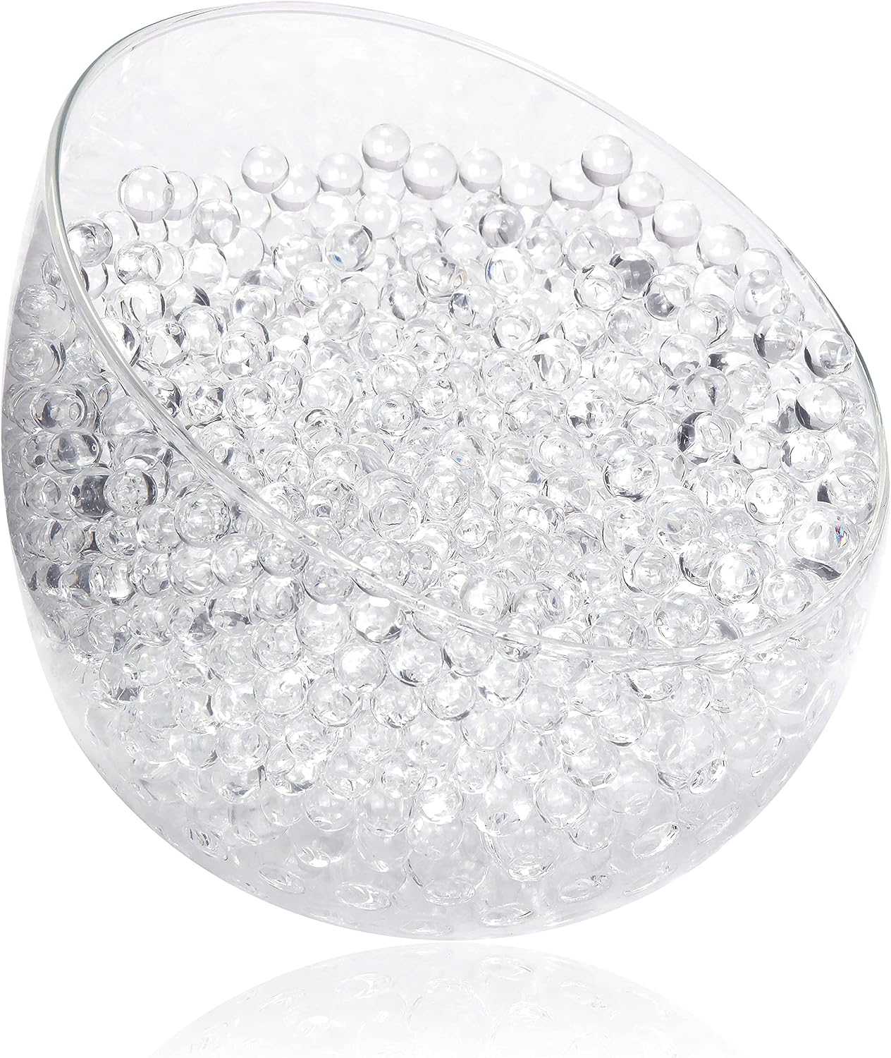 Vase Fillers - BYMORE 30000 Clear Water Gel Jelly Beads Vase Filler Beads,Vase Fillers for Candle Making, Wedding Centerpiece, Floral Arrangement