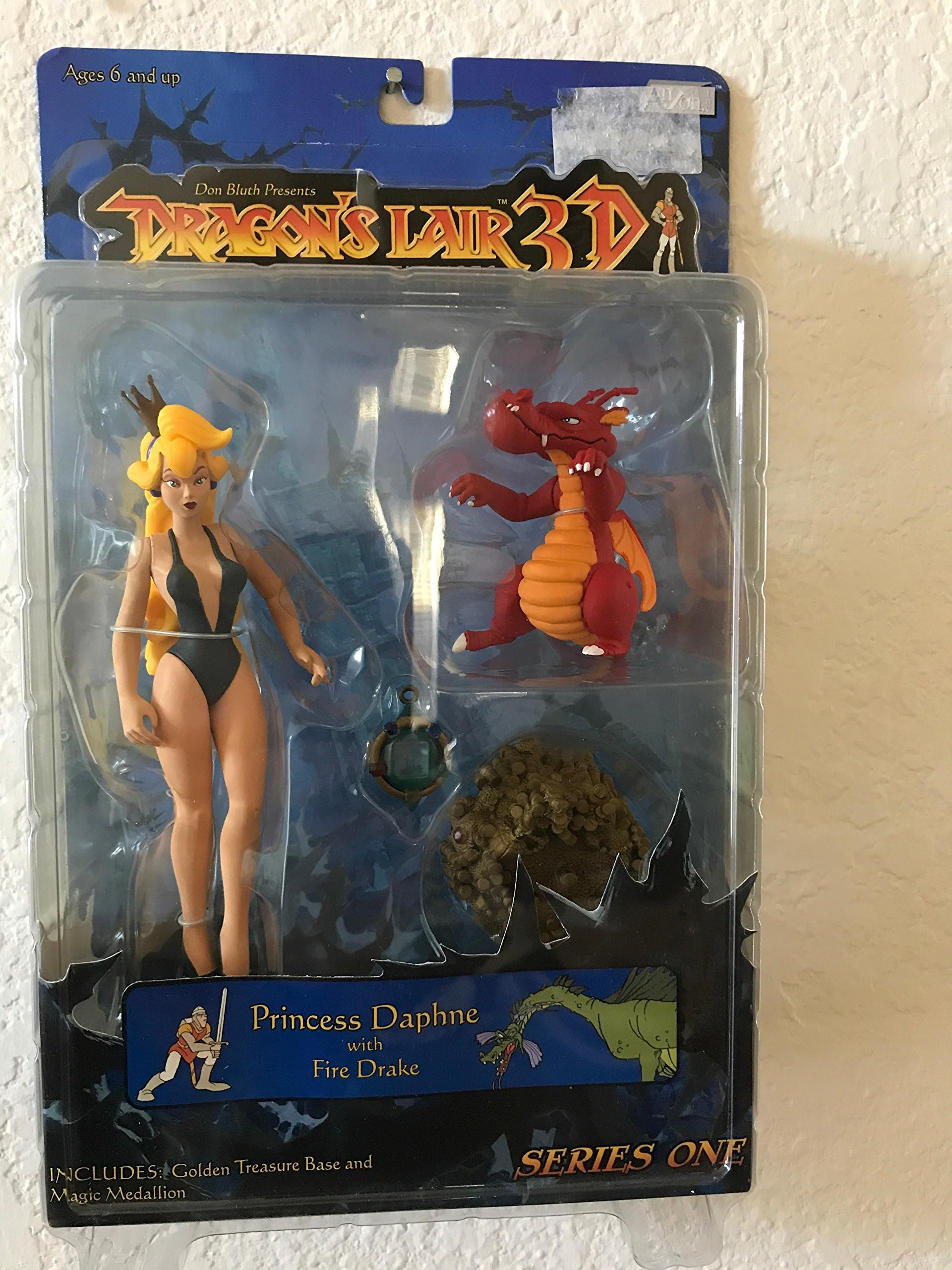Dragon's Lair 3D Action Figures Princess Daphne with Fire Drake