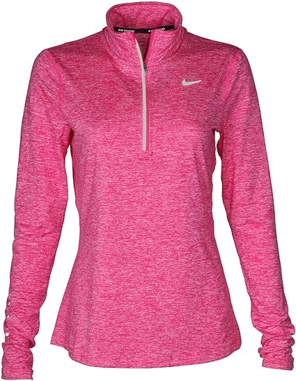 ladies nike half zip running top
